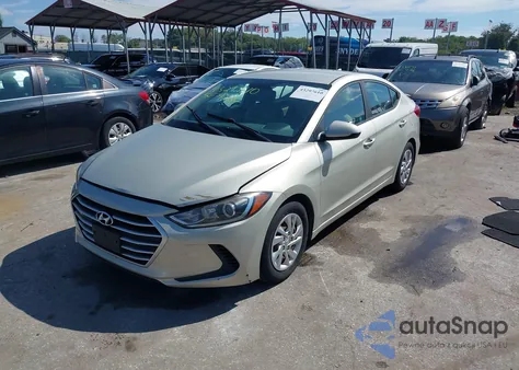 2017 Hyundai Elantra Se из США, поврежденный, VIN 5NPD74LF4HH101643